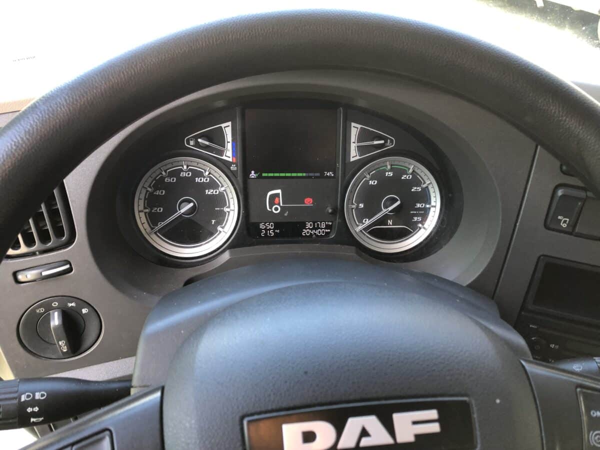 the dashboard of a car